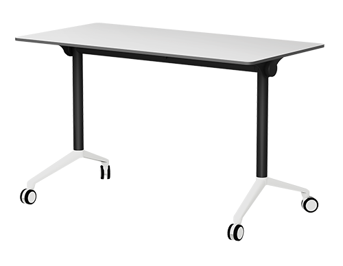 мобильный стол для библиотек с прямоугольной столешницей, на колесах