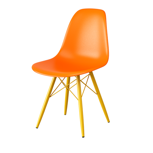 Пластиковый стул для школьной столовой