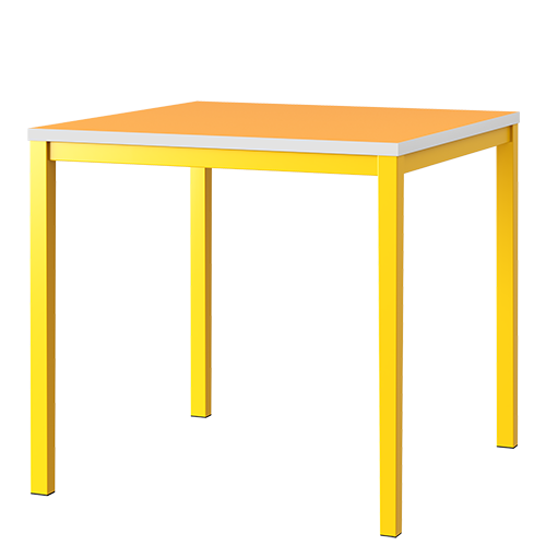 Современный удобный квадратный стол для обеденного зала школьной столовой