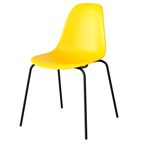 Пластиковый стул для школьной столовой