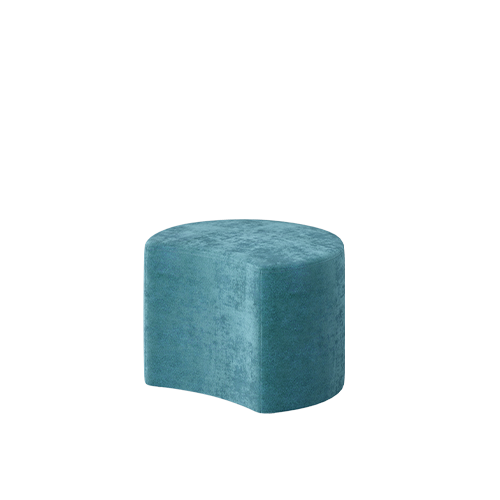 пуф для библиотек, дополнение к дивану, бирюзовый