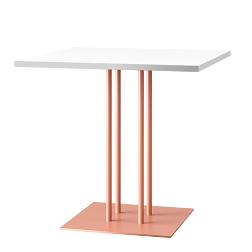 Современный удобный квадратный стол для обеденного зала школьной столовой